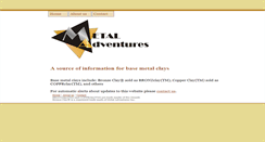 Desktop Screenshot of metaladventures.com